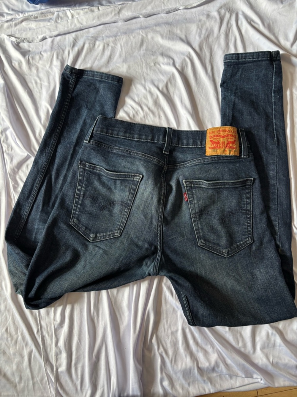 Levi's 512 30x34 tapered Indigo Blue Jeans